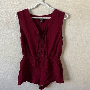 Red Jumpsuit FOREVER 21